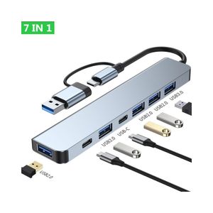 E-GREEN USB 3.1 tip C - HUB Superbrzi 7port USB 3.0