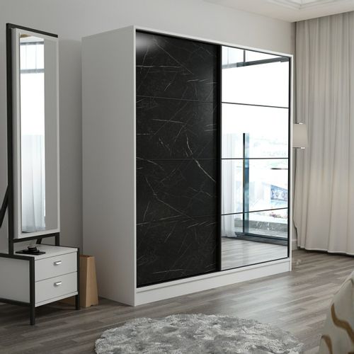 Kale - 3164 WhiteBlack Wardrobe slika 2