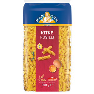 Zlato Polje tjestenina, fusilli s jajima, 500g