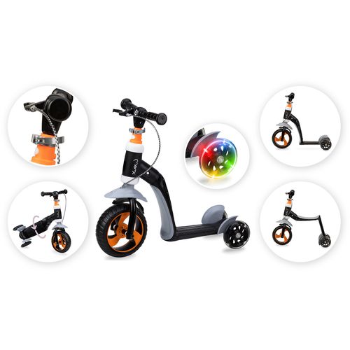 MoMi ELIOS balans bicikl &amp; romobil, orange slika 8