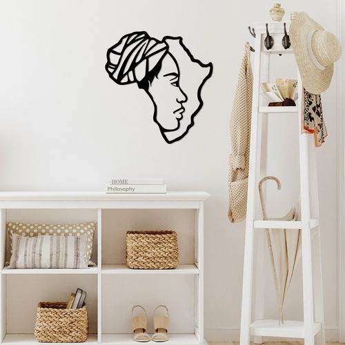 Wallity Metalna zidna dekoracija, African Woman - 446 slika 2