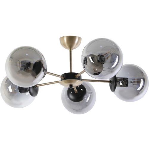 Venüs 5 Li Füme Camlı Avize Copper
Fume Chandelier slika 2