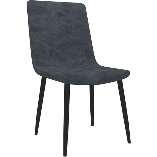 Blagovaonske stolice od umjetne kože 6 kom crne slika 37