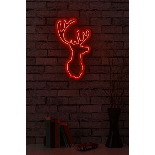 Wallity Ukrasna plastična LED rasvjeta, Deer - Red slika 11