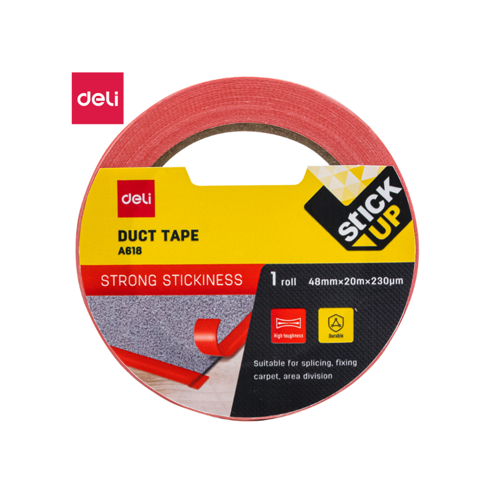 DELI Duct traka 48mmX20m - 230mic CRVENA EA618 slika 1