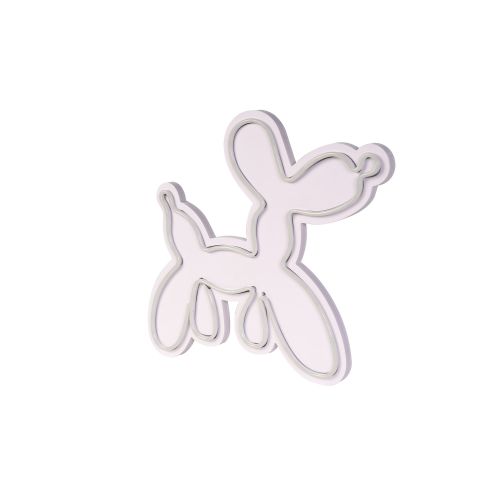 Wallity Ukrasna plastična LED rasvjeta, Balloon Dog - White slika 13