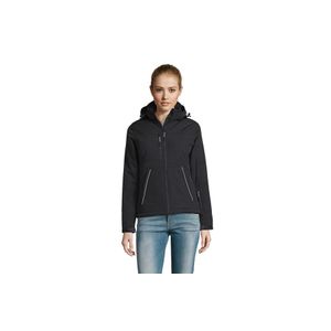 ROCK WOMEN softshell jakna - Crna, XXL 