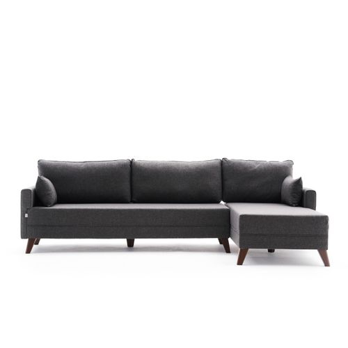 Atelier Del Sofa Kutna garnitura, Antracit, Bella Corner Sofa Right - Anthracite slika 5