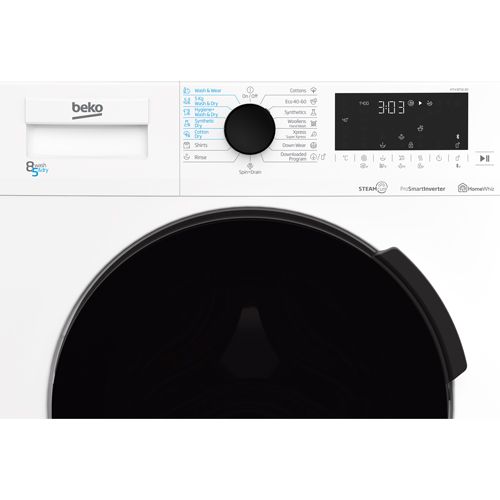 Beko HTV 8716 X0 Mašina za pranje i sušenje veša, 8/5 kg, 1400 rpm, ProSmart™ Inverter, SteamCure®, Bluetooth slika 4