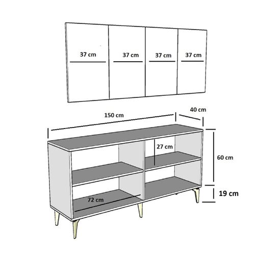 Woody Fashion Komoda Corona slika 8