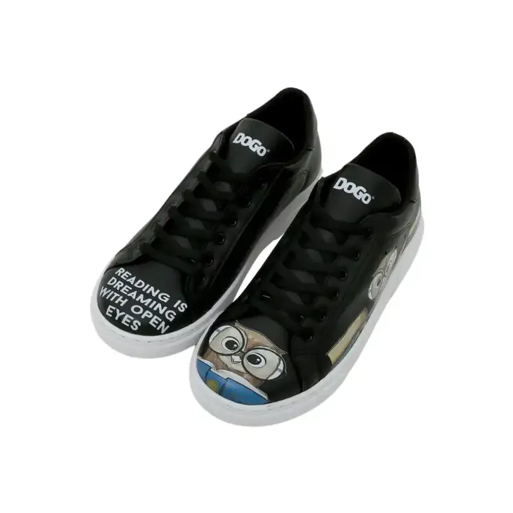 DOGO Ženske patike Ace Sneakers The Wise Owl BLACK slika 3