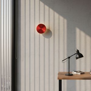 Zidna Lampa Aura - 15520 - M - K, boje: Crvena