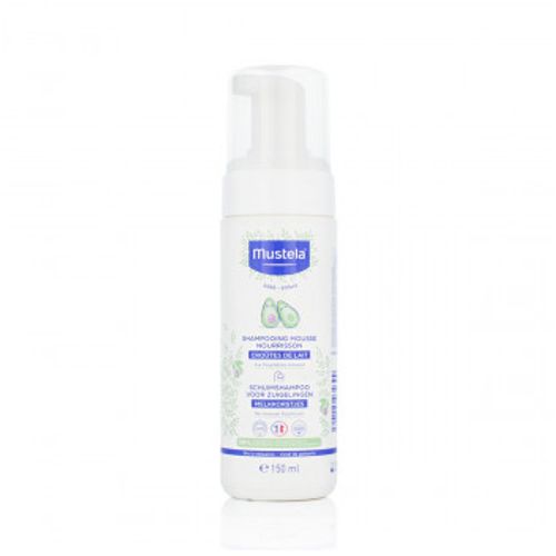 Mustela BÉBÉ foam shampoo for newborn normal skin 150 ml slika 3