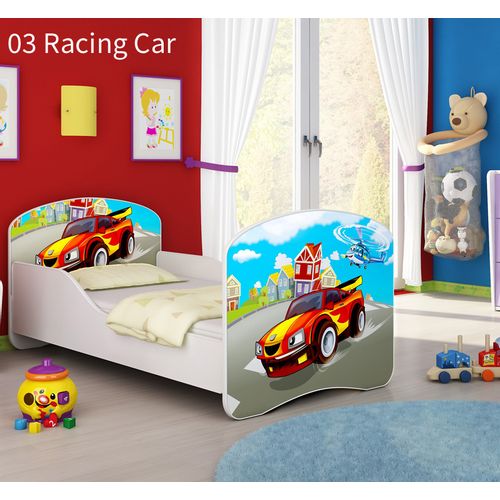 Dječji krevet ACMA s motivom 160x80 cm 03-racing-car slika 1