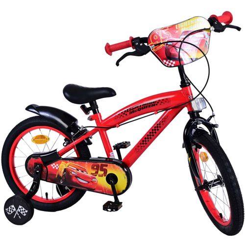 Dječji bicikl Volare Disney Cars 16" crveni s dvije ručne kočnice slika 2