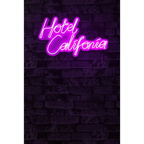 Wallity Ukrasna plastična LED rasvjeta, Hotel California - Pink slika 9