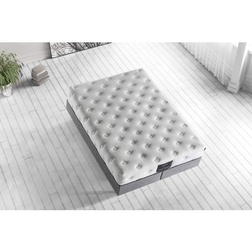 Woody Fashion Madrac, Bijela boja, Visco Fusion 160x200 cm Double Size Memory Foam and Pocket Spring Luxury Soft Mattress slika 4