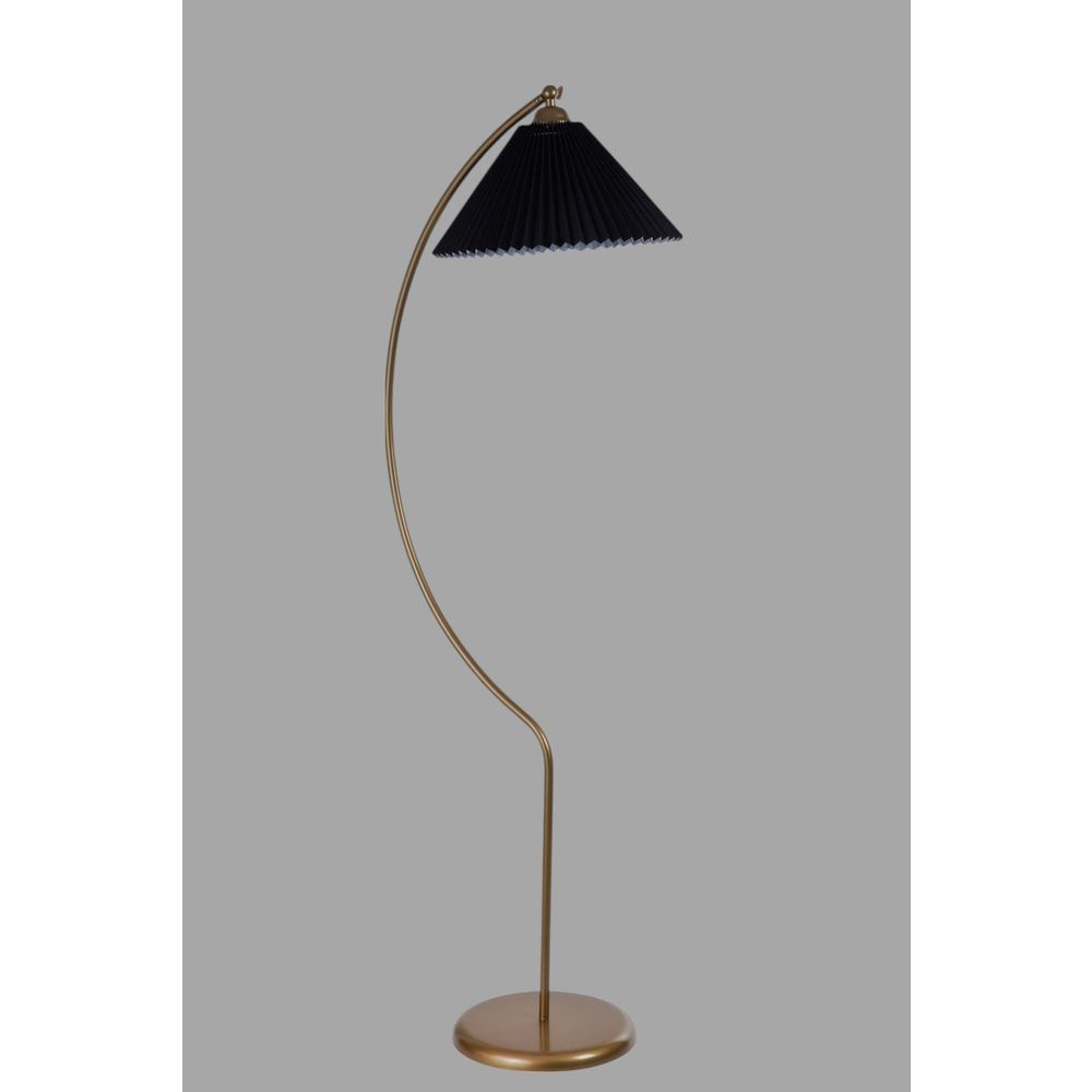 Opviq Podna lampa 586, crna, zlatna slika 3