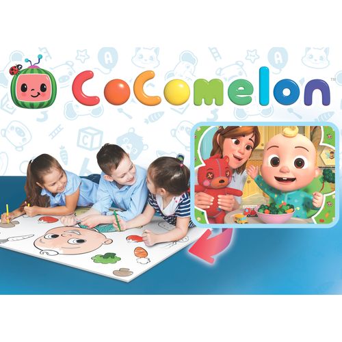 Cocomelon dvostrane puzzle 60 kom spavanac slika 3