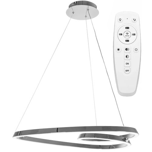 TOOLIGHT Stropna svjetiljka Hanging Loop LED + Daljinski upravljač APP798-cp Krom slika 15