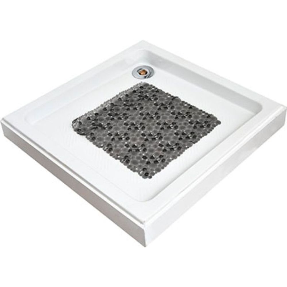 TENDANCE Podloga za kadu Bubbles 50x50cm Tamno siva slika 1