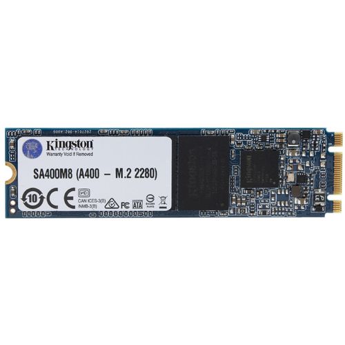 SSD KINGSTON A400 480GB M.2 NVMe crna slika 1