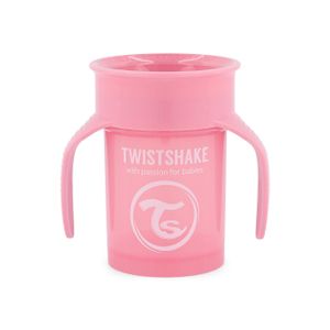 Twistshake 360 šalica 230ml 6+m, roza