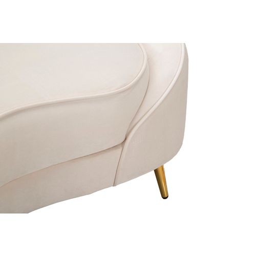 Mauro Ferretti Kauč SOFA 2 SEATERS OSLO WITH CUSHIONS CREAM cm 148X84X68 slika 6