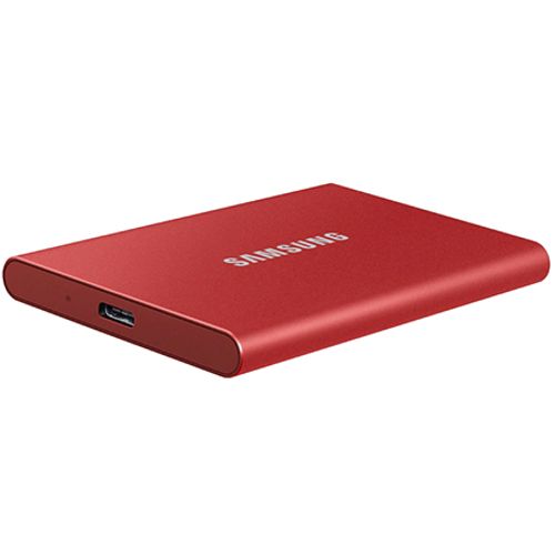 Samsung MU-PC1T0R/WW Portable SSD 1TB, T7, USB 3.2 Gen.2 (10Gbps), [Sequential Read/Write : Up to 1,050MB/sec /Up to 1,000 MB/sec] (10Gbps), Red slika 2