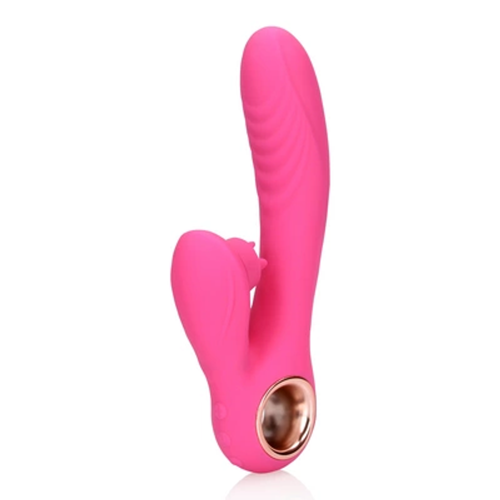 Loveline by Shots rabbit vibrator koji treperi i grije - raskošna roza slika 1