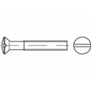 TOOLCRAFT TO-5453055 vijci s upuštenom lećastom glavom M6 40 mm utor mjed galvansko kromirani 200 St.