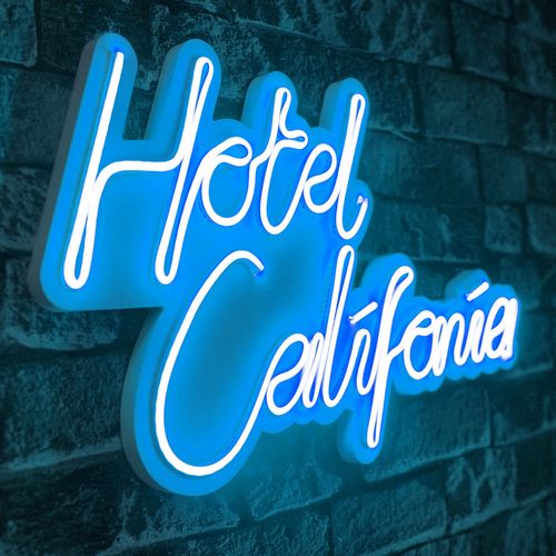 Wallity Ukrasna plastična LED rasvjeta, Hotel California - Blue slika 7