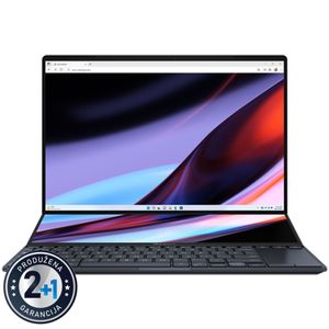 Asus ZenBook Pro 14 Duo OLED UX8402VV-OLED-P951X laptop Intel® 14-cores i9 13900H 14.5" WQXGA+ 32GB 2TB SSD GeForce RTX4060 Win11 Pro crni