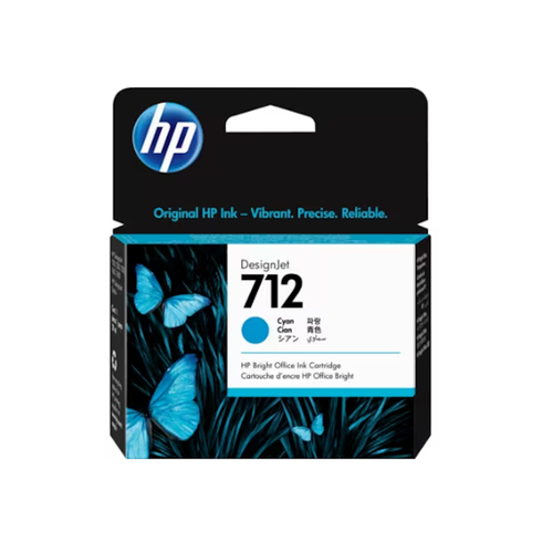 HP 712 29-ml Cyan DesignJet Ink Cartridge slika 1