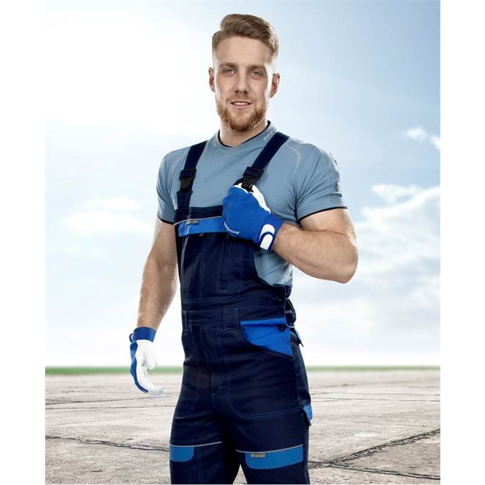 Ardon radne farmer hlače sa tregerima Cool Trend H8420/48 (svijetloplave-tamnoplave) slika 3