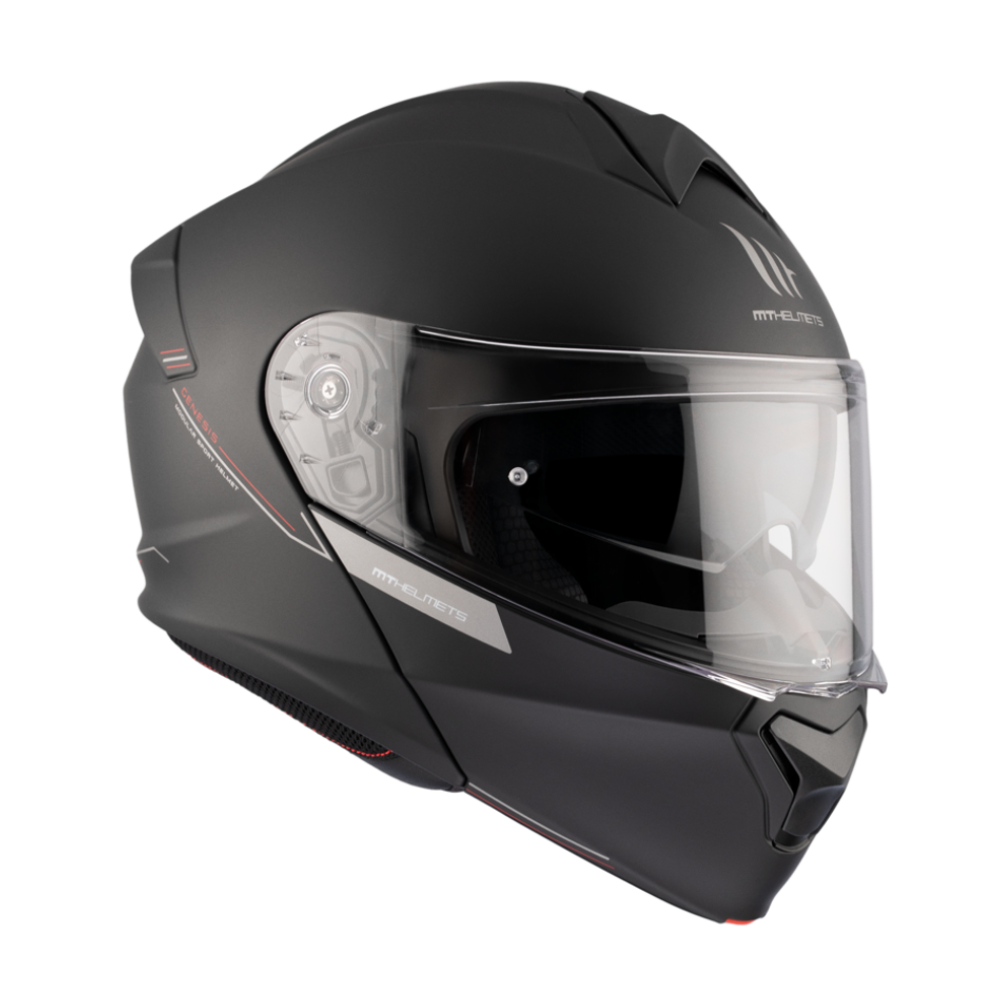 MT Helmets vizir za moto kacigu Genesis SV Solid A1 Matt Black slika 4