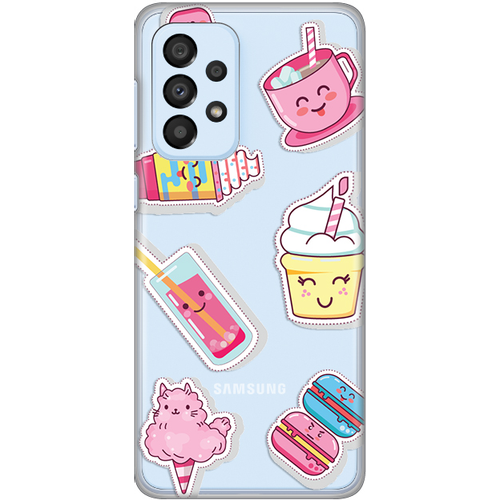 Torbica Silikonska Print Skin za Samsung A336B Galaxy A33 5G Ice cream slika 1