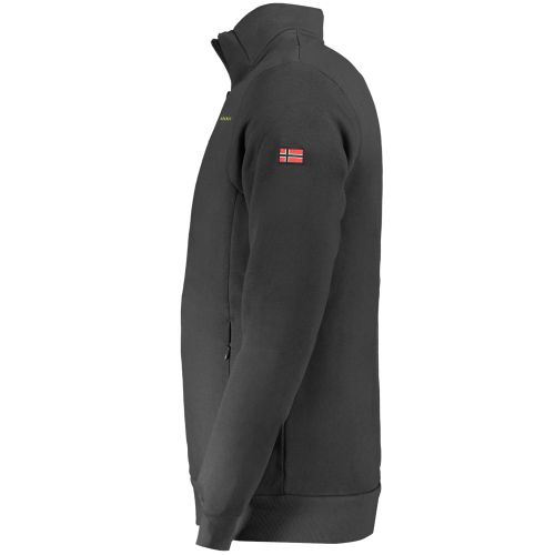 NORWAY 1963 MEN'S BLACK ZIP-UP SWEATSHIRT slika 3