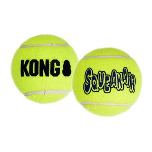 KONG Igračka za psa, SqueakAir Ball Large, zvučna, 7,6 cm, 2 komada