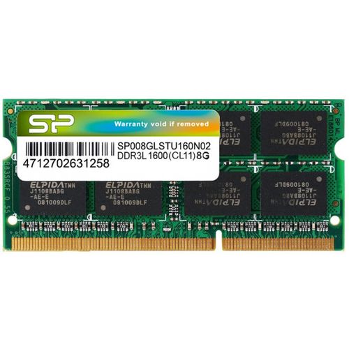 RAM SODIMM Silicon Power DDR3 8GB 1600MHz SP008GBSTU160N02 slika 1