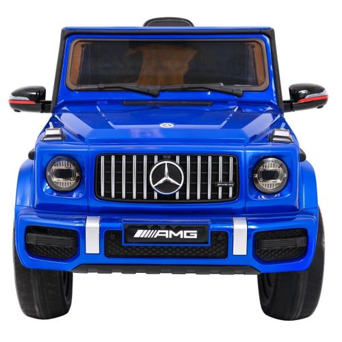 Licencirani auto na akumultor Mercedes G63 - plavi/lakirani slika 3