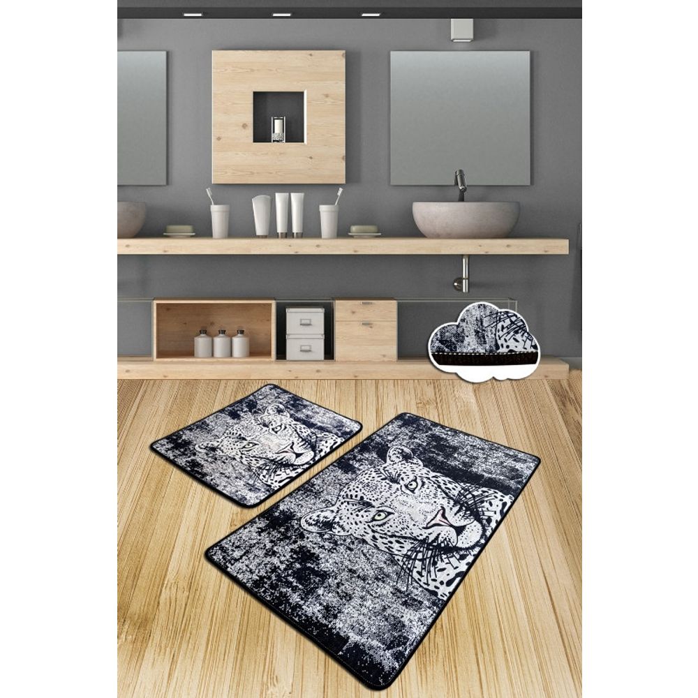 Set Kupatilskih Prostirki Tıger Multicolor (2 Komada) slika 1
