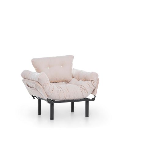 Atelier Del Sofa Fotelja, Krem, Nitta Single - Cream slika 10