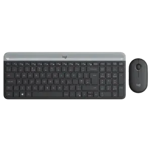 Bežična tastatura + Miš Logitech MK470 Slim US Graphite