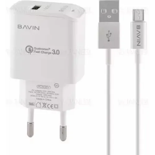 BAVIN punjač QC 3.0 18W + kabl Micro Usb slika 1
