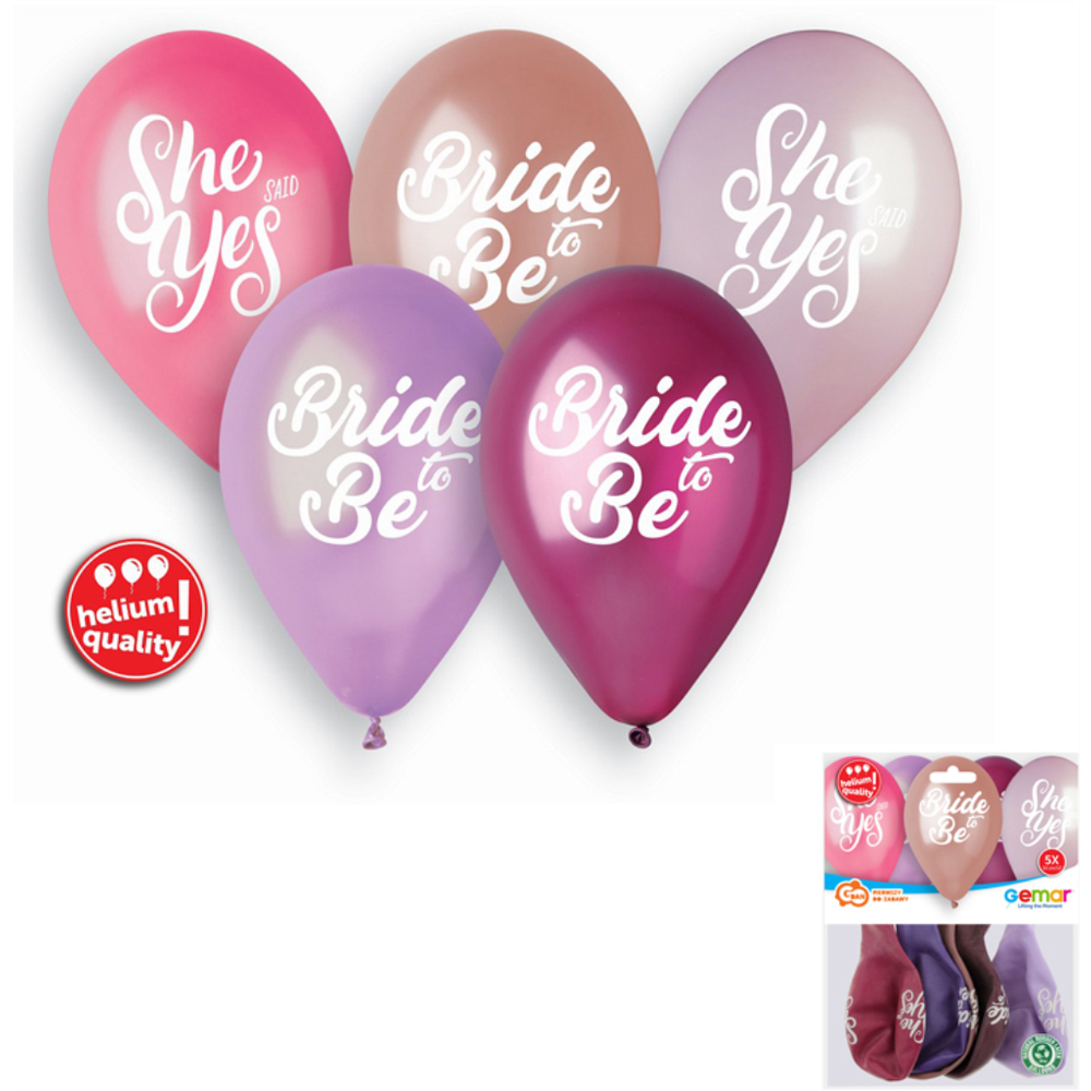 GoDan GMS120-LNG Balon 'Bride to Be' 30cm, 5kom slika 2