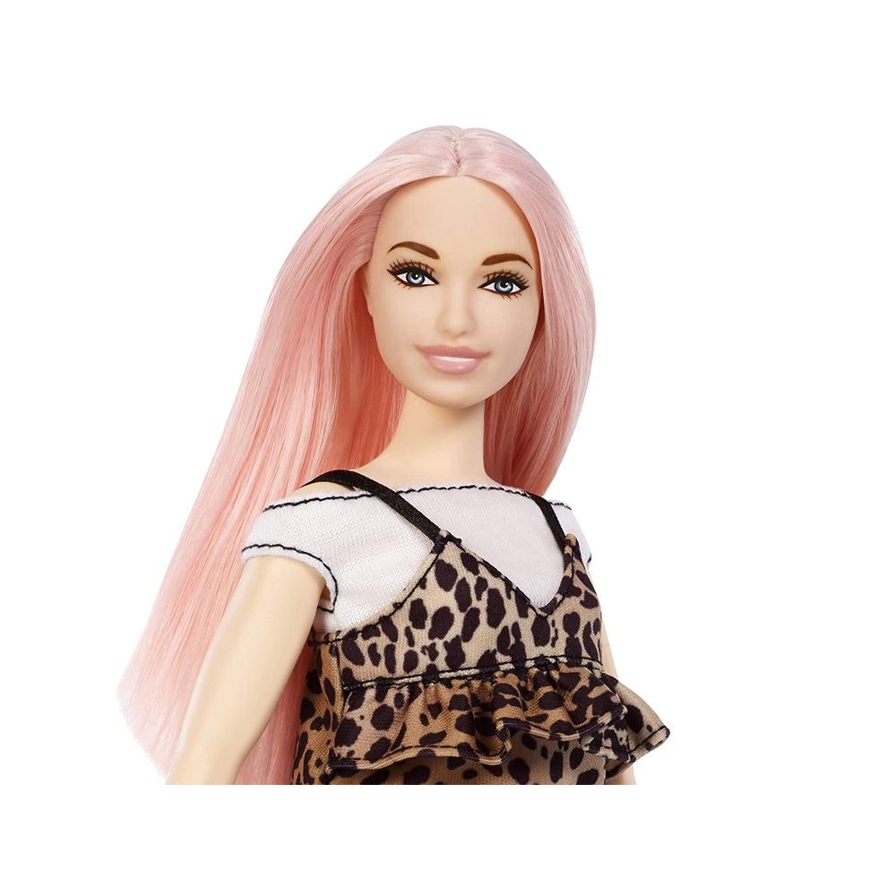 Barbie lutka fashionistas leopard haljina za3160 slika 3