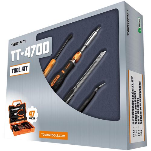 Toman Set alata, mobilni montažni komplet, 47 kom. - TT-4700 slika 6
