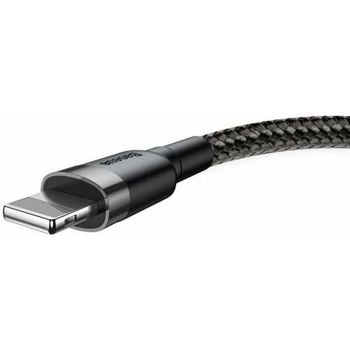 Baseus Cafule USB Lightning kabel 2,4A 1m (sivo+crno) slika 6
