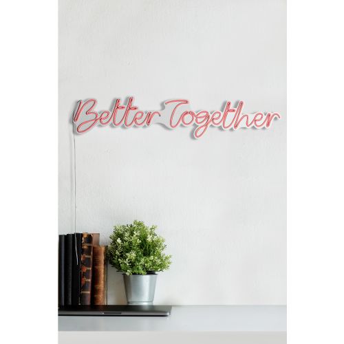 Wallity Better Together - Pink Dekorativno Plastično LED Osvetljenje slika 4